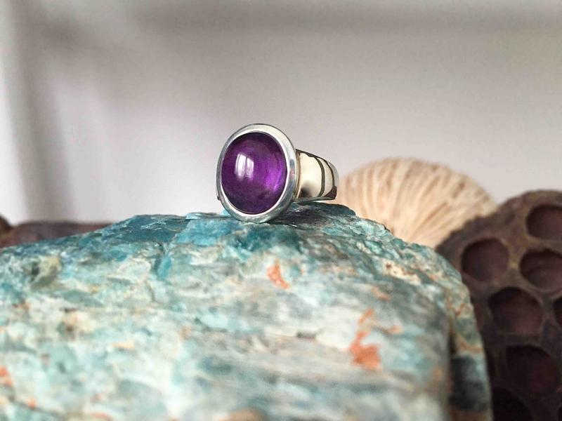 BAGUE EN AMETHYSTE