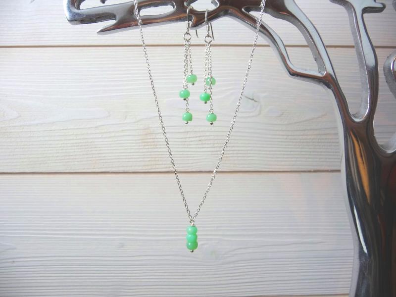 PENDENTIF EN CHRYSOPRASE