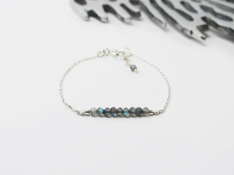 BRACELET EN LABRADORITE