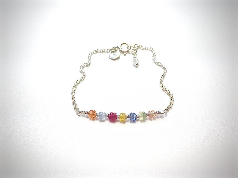 BRACELET EN SAPHIR MULTICOLOR