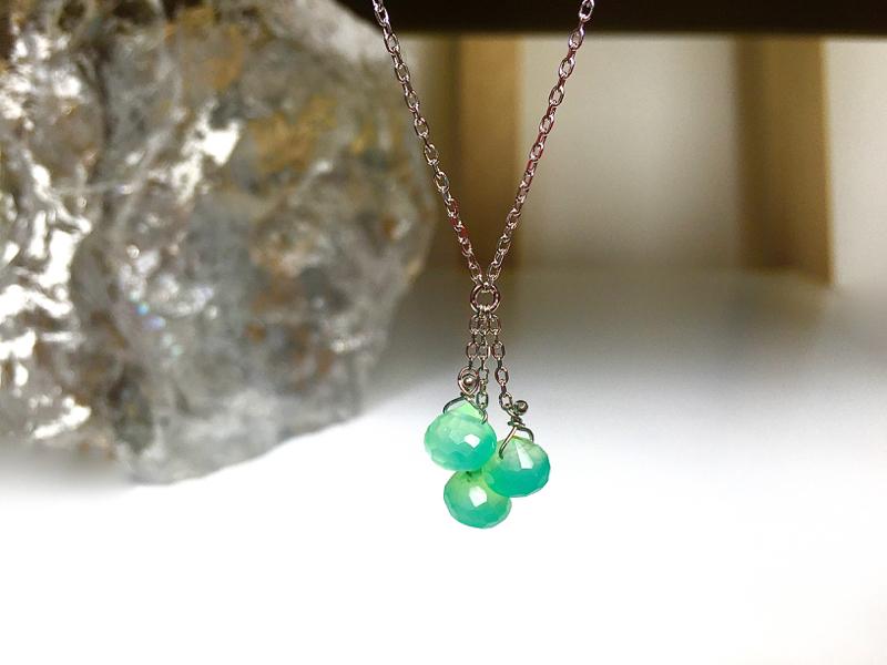 PENDENTIF EN CHRYSOPRASE